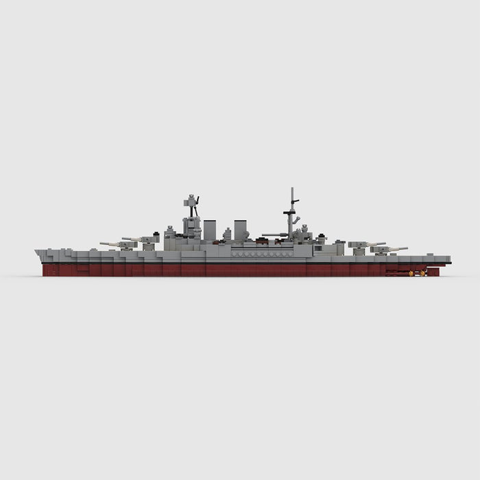 1/485 Scale WWII British Hood Battlecruiser Klemmbausteine - LesDiy - Klemmbausteine