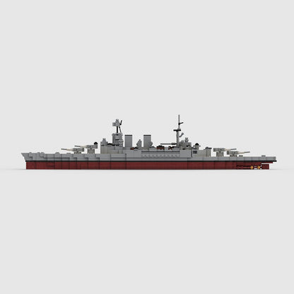 1/485 Scale WWII British Hood Battlecruiser Klemmbausteine - LesDiy - Klemmbausteine