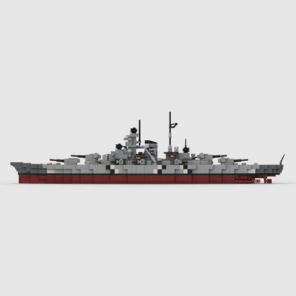 1/485 Scale WWII British Hood Battlecruiser Military Klemmbausteine - LesDiy - Klemmbausteine