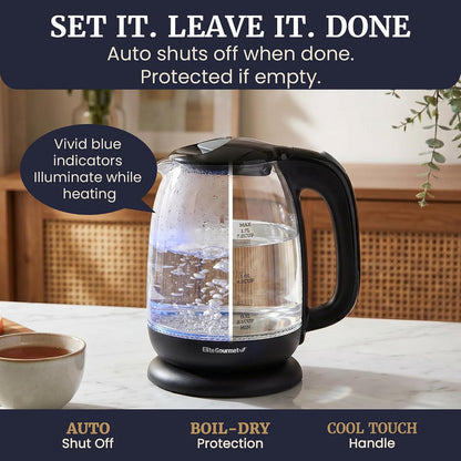 1.7L Eletric Glass Kettle