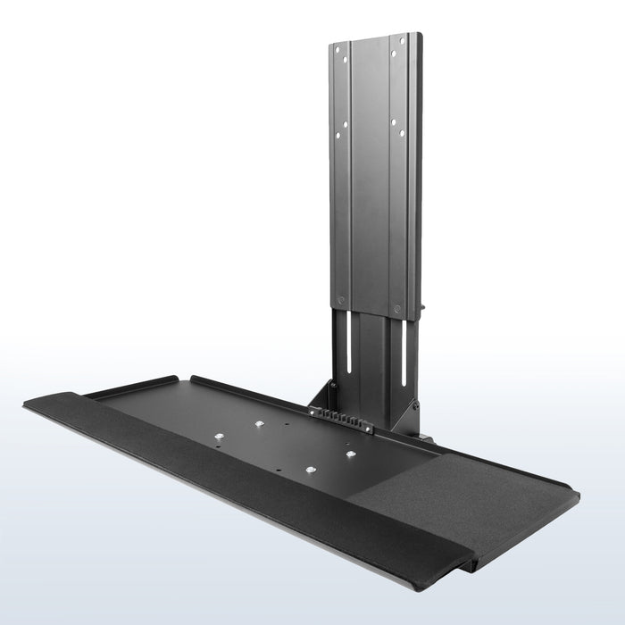 Keyboard tray attachment from VIVO that attaches to your monitor mount.