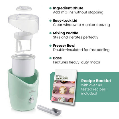 2Qt Automatic Ice Cream Maker (Mint)