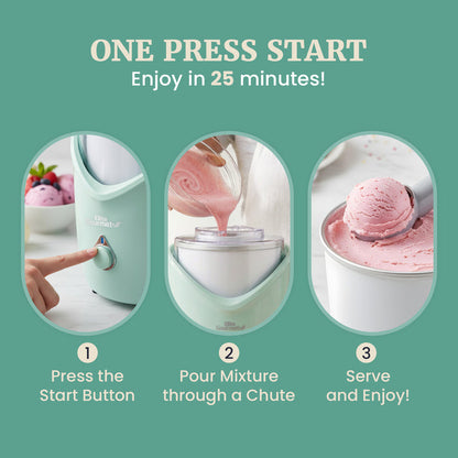 2Qt Automatic Ice Cream Maker (Mint)