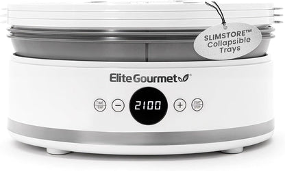 5 Tier Digital Food Dehydrator with BPA Free SlimStore™ Collapsible Trays