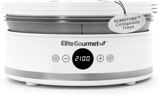 5 Tier Digital Food Dehydrator with BPA Free SlimStore™ Collapsible Trays