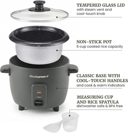 6-Cup Ceramic Rice Cooker