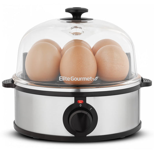 7-Egg Easy Egg Cooker (Stainless Steel)