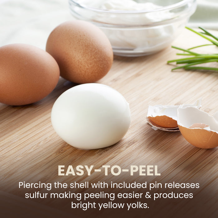 7-Egg Electric Egg Cooker with Voice Alerts