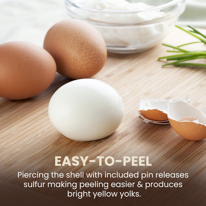 7-Egg Electric Egg Cooker with Voice Alerts