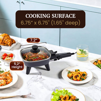 7-inch Personal Nonstick Electric Skillet