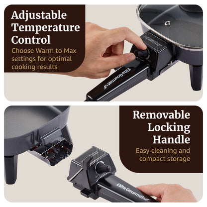 7-inch Personal Nonstick Electric Skillet