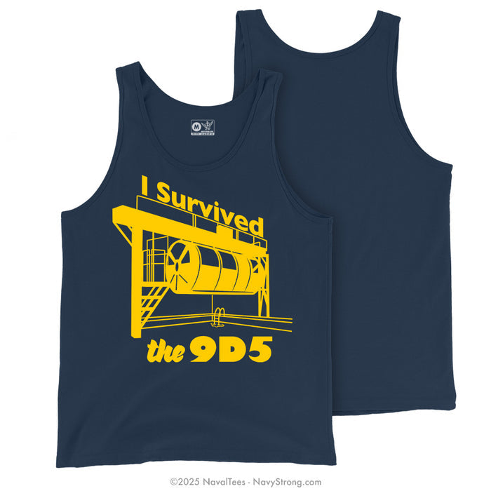 "9D5 Survivor" Tank | Navy