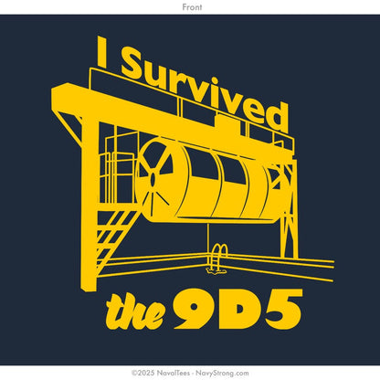"9D5 Survivor" Tank | Navy
