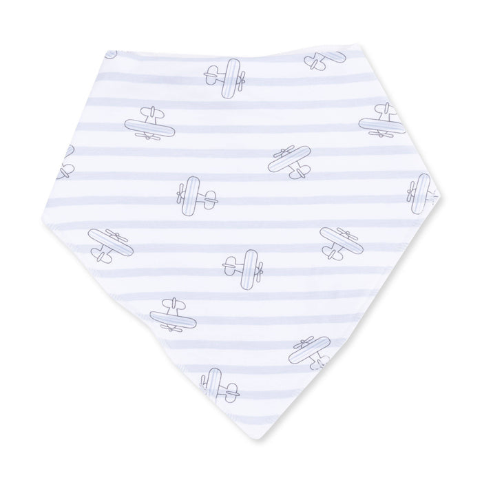 Airplane Stripe - Bandana Bib