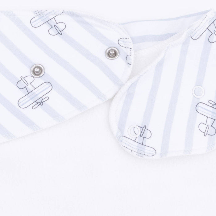 Airplane Stripe - Bandana Bib