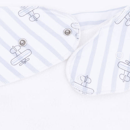 Airplane Stripe - Bandana Bib