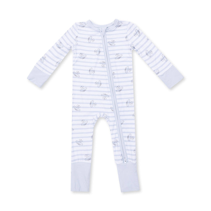 Airplane Stripe - Convertible Romper