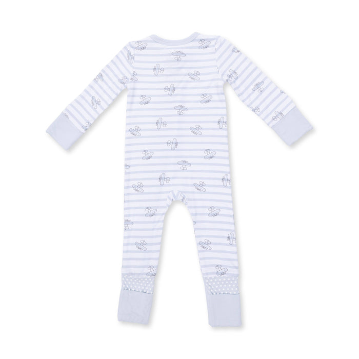 Airplane Stripe - Convertible Romper