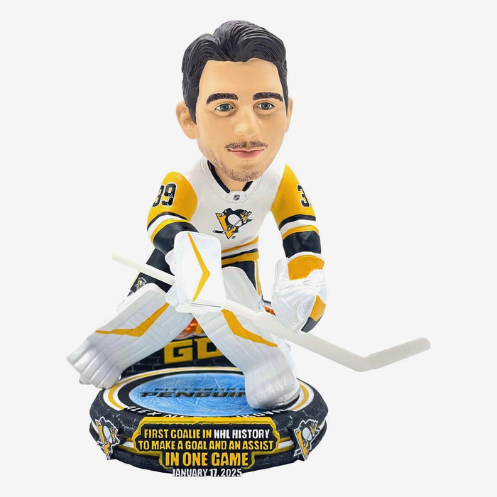 Alex Nedeljkovic Pittsburgh Penguins Goalie Goal NHL Hockey Bobblehead