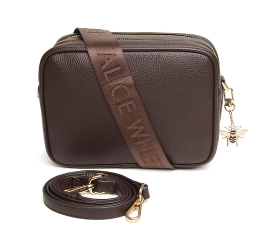 Alice Wheeler Soho Crossbody Bag - Chocolate