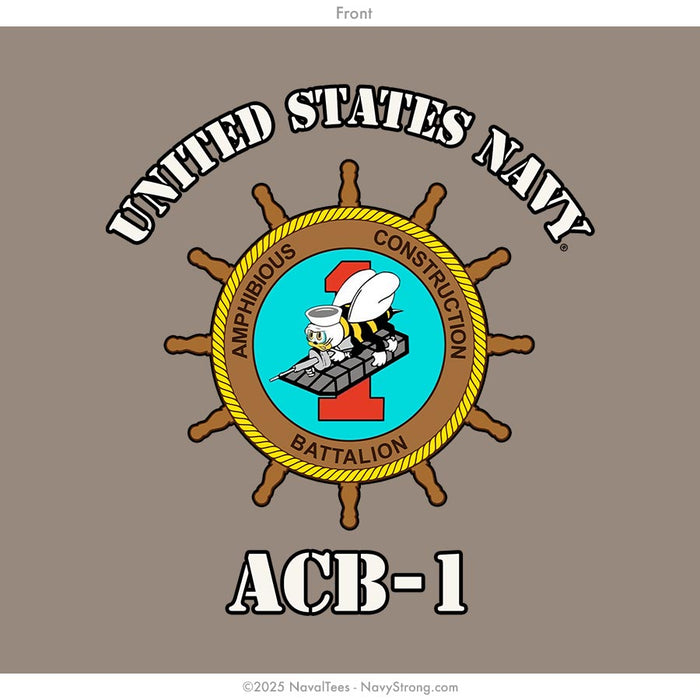 "Amphibious Construction Battalion ONE" Tee | NWU