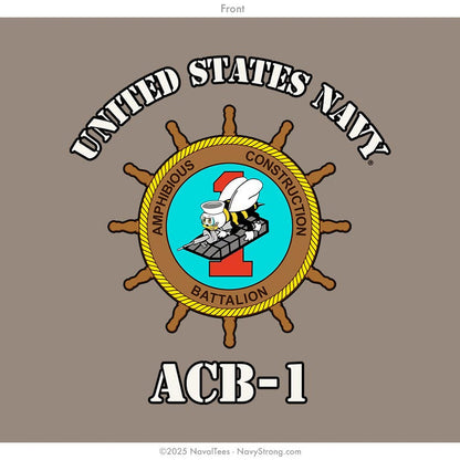 "Amphibious Construction Battalion ONE" Tee | NWU