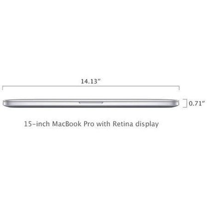 Apple MacBook Pro "Core i7" 2.2GHz 15" Mid-2015 (IG) A1398 MJLQ2LL/A 16GB RAM 256GB SSD MacOS Mojave - Coretek Computers