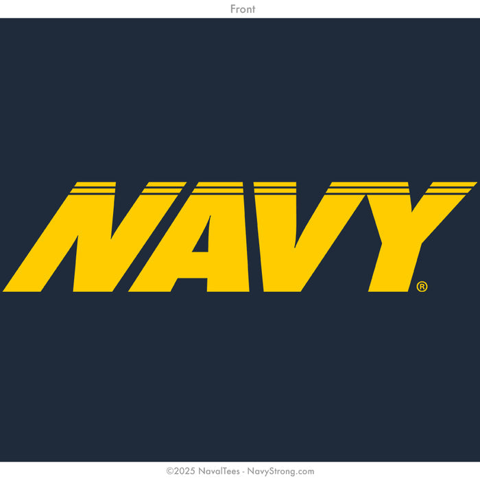 "Athletic Navy" Long Sleeve Tee | Navy