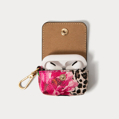 Avery AirPods Clip-On Pouch - Ceci Cheetah/Gold