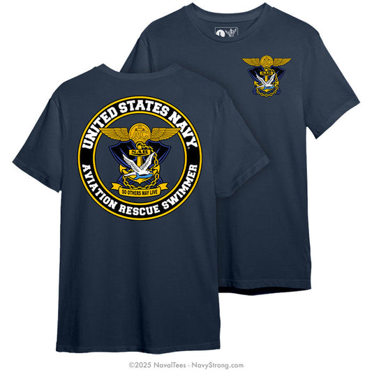 "Aviation Rescue Swimmer" Tee | Navy