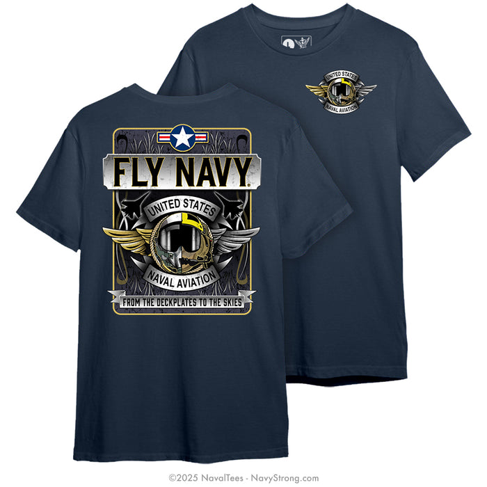 "Aviation Wings" Tee | Navy