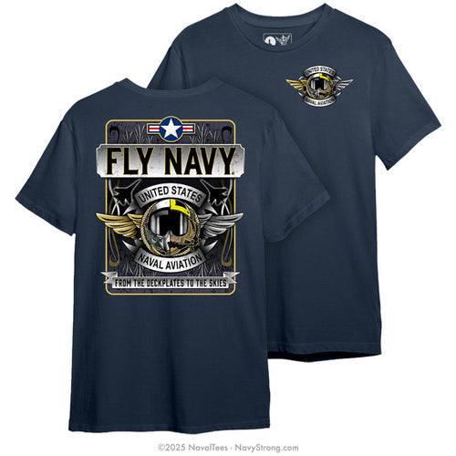 "Aviation Wings" Tee | Navy