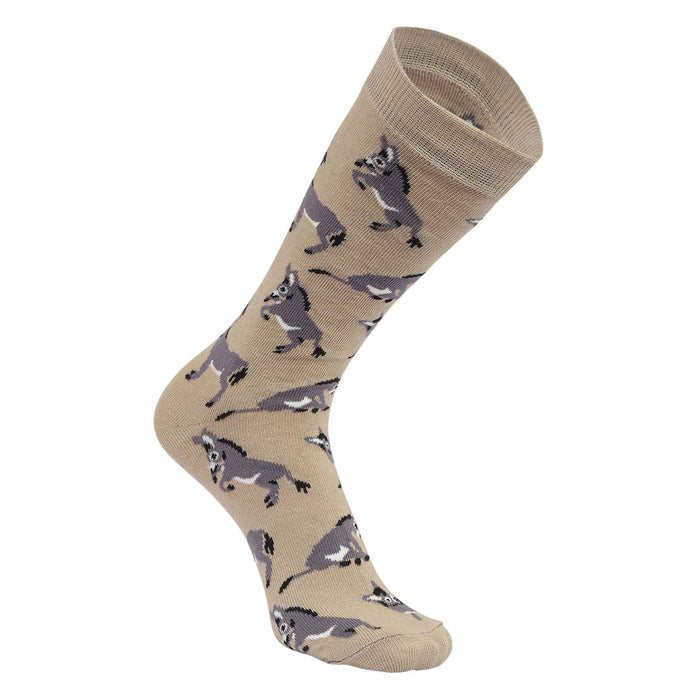 AWST Int'l Playful Donkeys Socks 6 pack