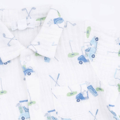 Baby Golf Carts Blue - Polo Shortie