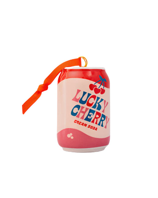 Ban.Do Lucky Cherry Soda Can Ornament