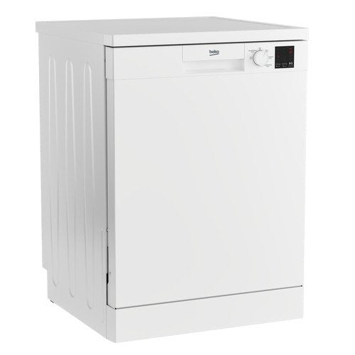 Beko DVN05C20W Full Size Dishwasher 13 Place Settings White White