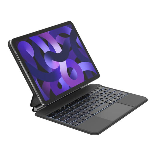 Belkin Keyboard Folio Mag for iPad Pro 11 in black color, featuring a magnetic attachment with a trackpad and keyboard.