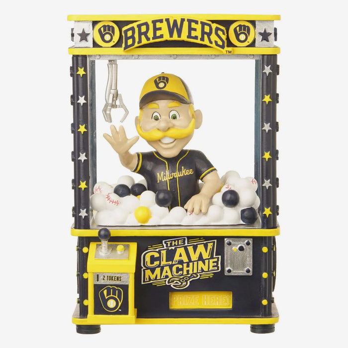 Bernie Brewer Milwaukee Brewers Claw Machine MLB Baseball Bobblehead
