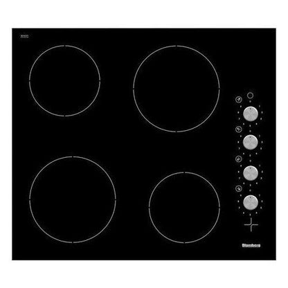 Blomberg MKN24001 60cm Ceramic Hob Black Black