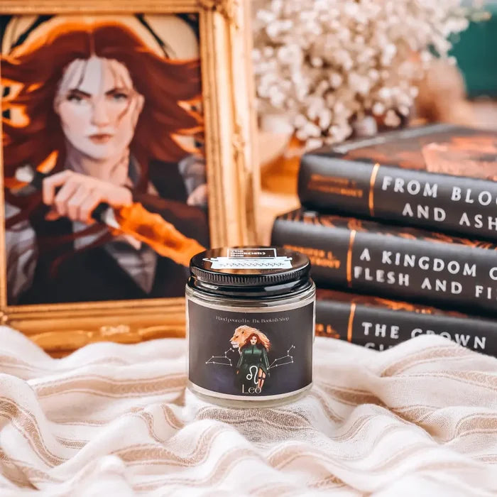 Blood and Ash Inspired: Poppy Leo Candle 4oz - Candles