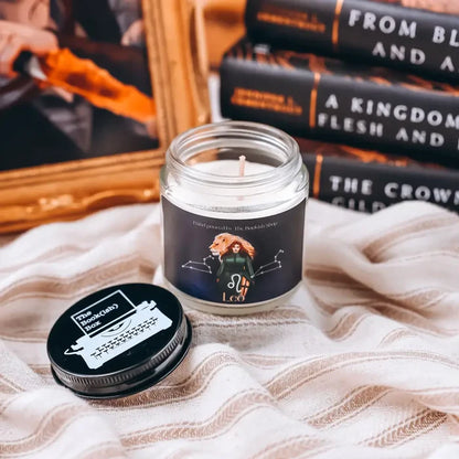 Blood and Ash Inspired: Poppy Leo Candle 4oz - Candles