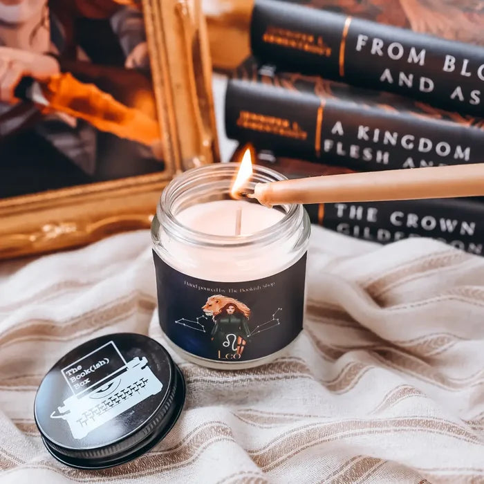 Blood and Ash Inspired: Poppy Leo Candle 4oz - Candles