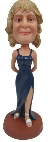 Blue Dress Bobblehead #1 - National Bobblehead HOF Store