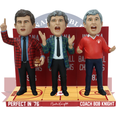 Bob Knight Indiana Hoosiers Championship Bobbleheads