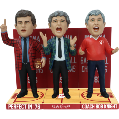 Bob Knight Indiana Hoosiers Championship Bobbleheads