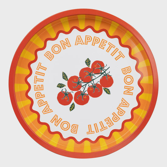 Bon Appetit Enamel Tray - Tomatoes