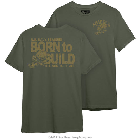 "Born to Build" Tee | Military Green