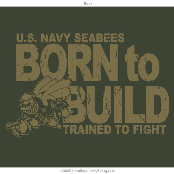 "Born to Build" Tee | Military Green