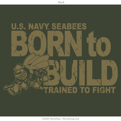 "Born to Build" Tee | Military Green