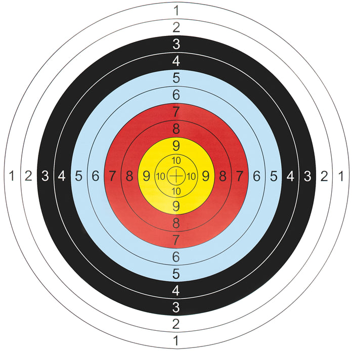 BOWRILLA 20er Set Zielscheiben-Auflagen 38 × 38 cm für Bogenschießen und Training